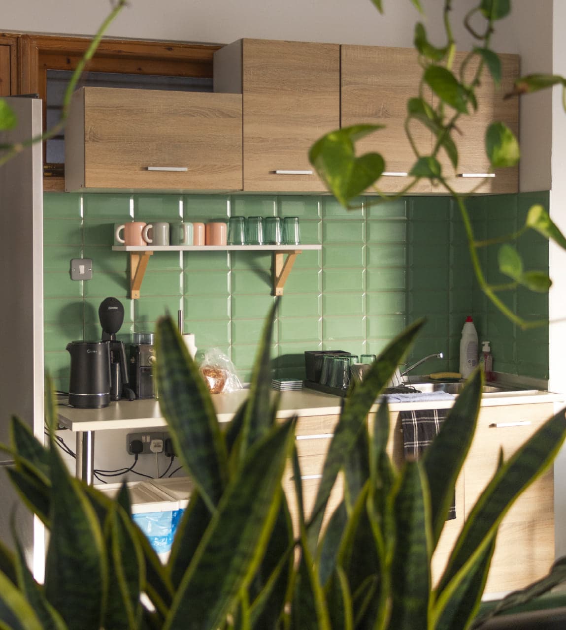 Kitchenette area inside Native coworking