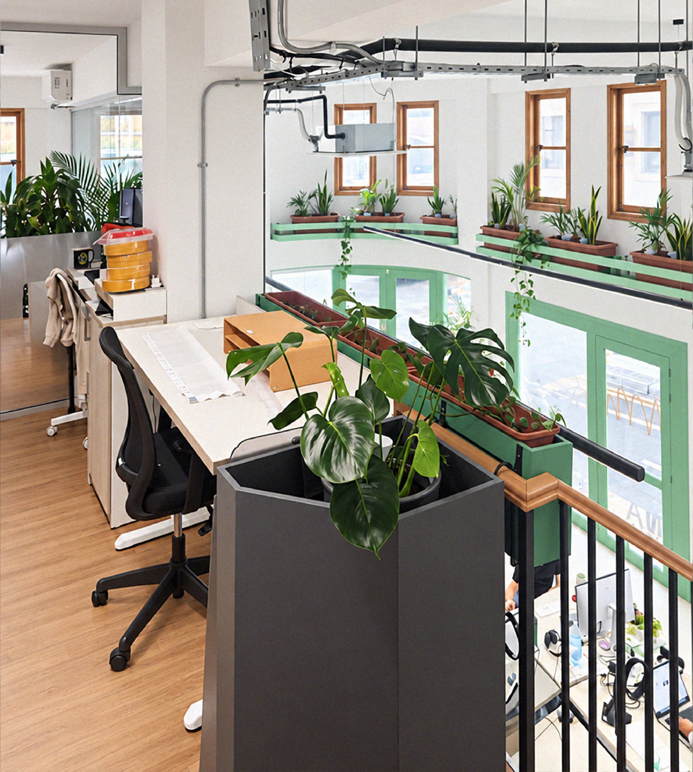 Top floor workspace at Native coworking
